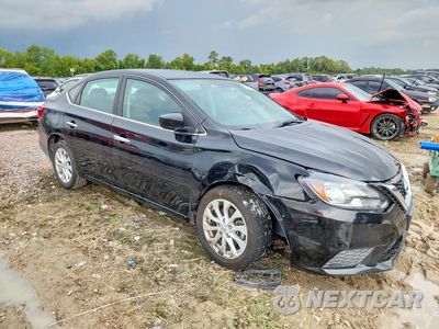 Czwarte zdjęcie samochodu z boku: 2019 NISSAN SENTRA SV VIN:3N1AB7AP4KY421430 - miniatura