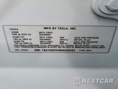 Zdjęcie 13 z 13 samochodu: 2024 TESLA MODEL Y VIN:7SAYGDEE9RA258493 - miniatura