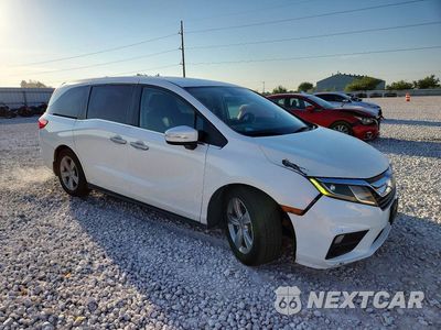 Czwarte zdjęcie samochodu z boku: 2019 HONDA ODYSSEY EXL VIN:5FNRL6H7XKB079023 - miniatura