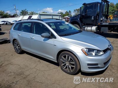 Czwarte zdjęcie samochodu z boku: 2016 VOLKSWAGEN GOLF SPORTWAGEN S VIN:3VWC17AU4GM522137 - miniatura