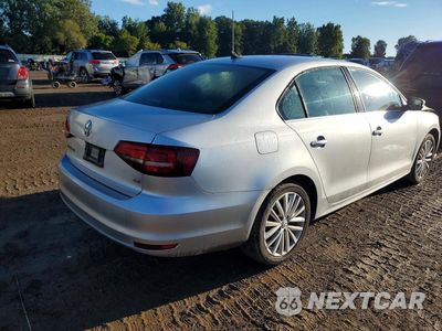 Trzecie zdjęcie samochodu z tyłu: 2016 VOLKSWAGEN JETTA SEL VIN:3VWL17AJ0GM203713 - miniatura