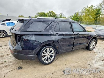 Trzecie zdjęcie samochodu z tyłu: 2021 FORD EXPLORER LIMITED VIN:1FMSK8FHXMGA84982 - miniatura