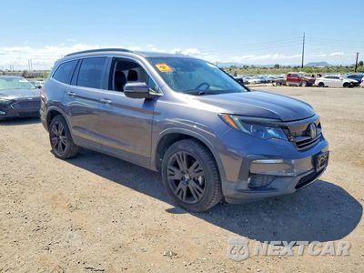 Czwarte zdjęcie samochodu z boku: 2021 HONDA PILOT SE VIN:5FNYF6H22MB016413 - miniatura