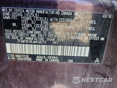 Zdjęcie 13 z 13 samochodu: 2018 TOYOTA RAV4 XLE VIN:2T3WFREV6JW458270 - miniatura