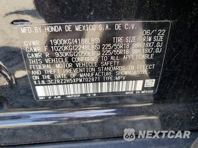 Zdjęcie 13 z 13 samochodu: 2023 HONDA HR-V SPORT VIN:3CZRZ2H5XPM702871 - miniatura