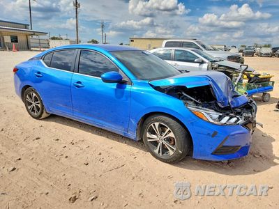 Czwarte zdjęcie samochodu z boku: 2022 NISSAN SENTRA SV VIN:3N1AB8CV8NY318209 - miniatura