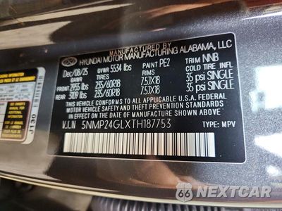 Zdjęcie 14 z 14 samochodu: 2026 HYUNDAI SANTA FE SEL VIN:5NMP24GLXTH187753 - miniatura