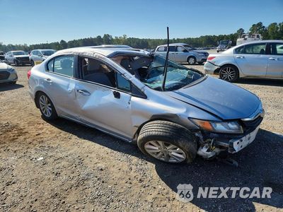 Czwarte zdjęcie samochodu z boku: 2012 HONDA CIVIC EX VIN:19XFB2F80CE308875 - miniatura