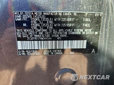 Zdjęcie 12 z 12 samochodu: 2017 TOYOTA RAV4 LE VIN:2T3ZFREV7HW344544 - miniatura