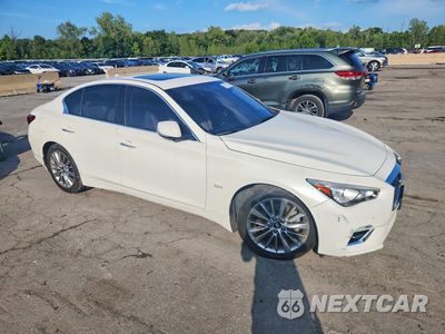Czwarte zdjęcie samochodu z boku: 2020 INFINITI Q50 3.0T LUXE VIN:JN1EV7AR7LM254799 - miniatura
