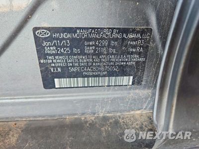 Zdjęcie 12 z 12 samochodu: 2013 HYUNDAI SONATA LIMITED VIN:5NPEC4AC8DH675052 - miniatura
