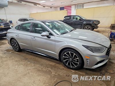 Czwarte zdjęcie samochodu z boku: 2021 HYUNDAI SONATA LIMITED VIN:5NPEH4J29MH078582 - miniatura