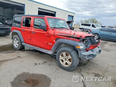 Czwarte zdjęcie samochodu z boku: 2020 JEEP WRANGLER UNLIMITED SPORT VIN:1C4HJXDNXLW259000 - miniatura