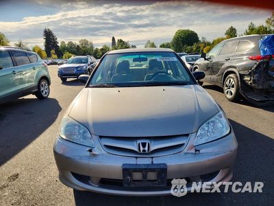 Piąte zdjęcie samochodu w środku: 2004 HONDA CIVIC LX VIN:2HGES16514H526472 - miniatura
