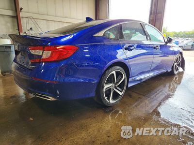 Trzecie zdjęcie samochodu z tyłu: 2020 HONDA ACCORD SPORT VIN:1HGCV1F34LA057369 - miniatura