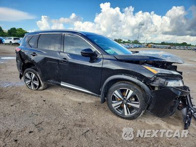 Czwarte zdjęcie samochodu z boku: 2021 NISSAN ROGUE SL VIN:5N1AT3CA4MC692460 - miniatura