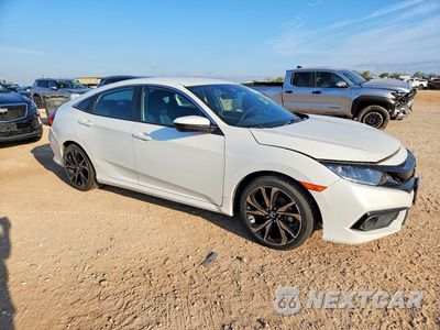 Czwarte zdjęcie samochodu z boku: 2021 HONDA CIVIC SPORT VIN:19XFC2F85ME003208 - miniatura