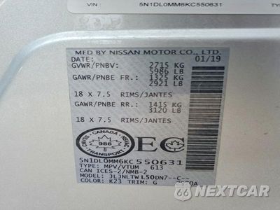 Zdjęcie 13 z 13 samochodu: 2019 INFINITI QX60 PURE VIN:5N1DL0MM6KC550631 - miniatura