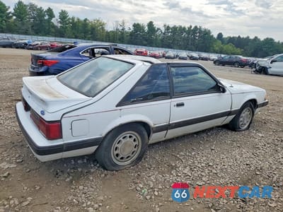 Trzecie zdjęcie samochodu z tyłu: 1989 FORD MUSTANG LX VIN:1FABP41A2KF270470 - miniatura