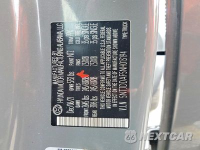 Zdjęcie 12 z 12 samochodu: 2022 HYUNDAI SANTA CRUZ SEL PREMIUM VIN:5NTJDDAF5NH013194 - miniatura