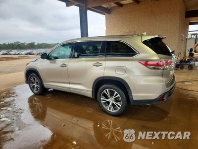 Drugie zdjęcie samochodu z przodu: 2016 TOYOTA HIGHLANDER XLE VIN:5TDKKRFH7GS151509 - miniatura