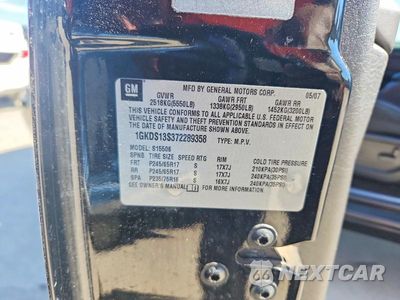 Zdjęcie 13 z 13 samochodu: 2007 GMC ENVOY VIN:1GKDS13S372289358 - miniatura