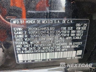 Zdjęcie 13 z 13 samochodu: 2025 ACURA ADX VIN:3HDSA1H3XSM707504 - miniatura