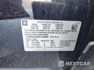 Zdjęcie 13 z 13 samochodu: 2017 GMC ACADIA DENALI VIN:1GKKNXLS8HZ134069 - miniatura