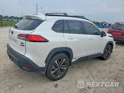 Trzecie zdjęcie samochodu z tyłu: 2024 TOYOTA COROLLA CROSS HYBRID XSE VIN:7MUFBABG1RV047557 - miniatura