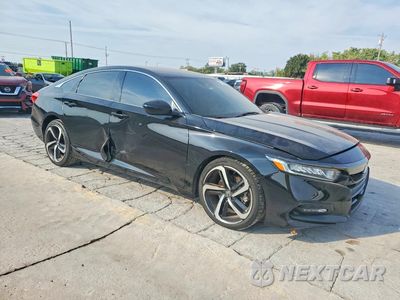 Czwarte zdjęcie samochodu z boku: 2020 HONDA ACCORD SPORT VIN:1HGCV1F39LA155698 - miniatura