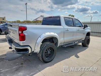 Trzecie zdjęcie samochodu z tyłu: 2020 CHEVROLET SILVERADO C1500 LT VIN:3GCPWCEK9LG283524 - miniatura