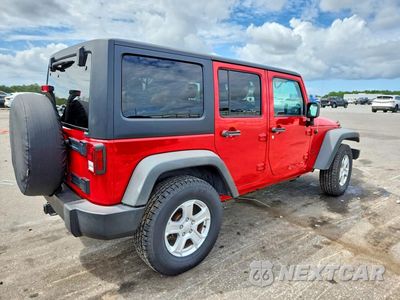 Trzecie zdjęcie samochodu z tyłu: 2016 JEEP WRANGLER UNLIMITED SPORT VIN:1C4BJWDG8GL220771 - miniatura