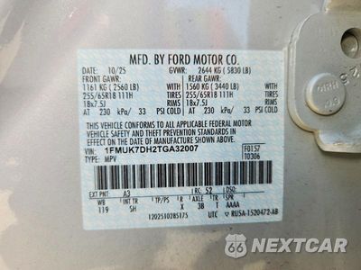 Zdjęcie 14 z 14 samochodu: 2026 FORD EXPLORER ACTIVE VIN:1FMUK7DH2TGA32007 - miniatura