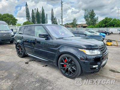Czwarte zdjęcie samochodu z boku: 2017 LAND ROVER RANGE ROVER SPORT HSE VIN:SALWR2FV6HA156539 - miniatura