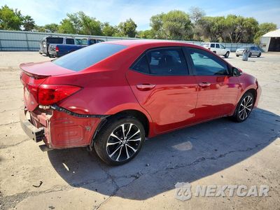 Trzecie zdjęcie samochodu z tyłu: 2018 TOYOTA COROLLA SE VIN:5YFBURHE1JP848879 - miniatura