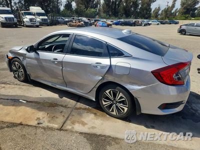 Drugie zdjęcie samochodu z przodu: 2018 HONDA CIVIC EX VIN:JHMFC1F81JX006899 - miniatura