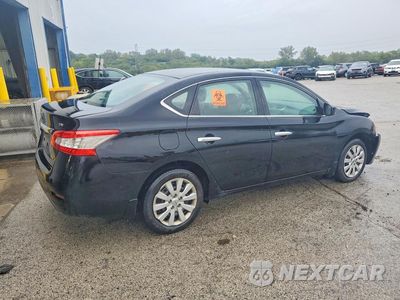 Trzecie zdjęcie samochodu z tyłu: 2014 NISSAN SENTRA SV VIN:3N1AB7AP1EY312881 - miniatura
