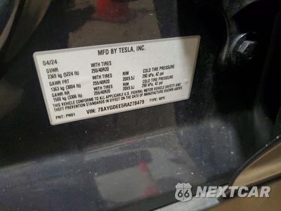 Zdjęcie 13 z 13 samochodu: 2024 TESLA MODEL Y VIN:7SAYGDEE5RA278479 - miniatura