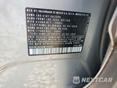 Zdjęcie 13 z 13 samochodu: 2019 VOLKSWAGEN TIGUAN SE VIN:3VV3B7AX4KM130327 - miniatura