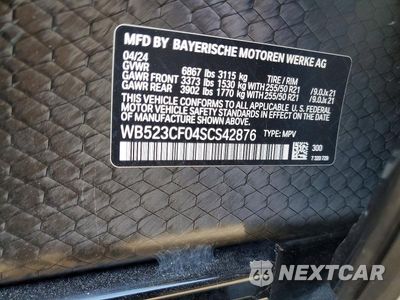Zdjęcie 13 z 13 samochodu: 2025 BMW IX XDRIVE50 VIN:WB523CF04SCS42876 - miniatura