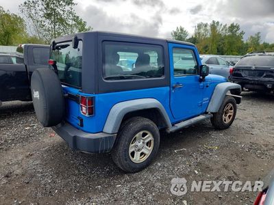 Trzecie zdjęcie samochodu z tyłu: 2012 JEEP WRANGLER SPORT VIN:1C4AJWAG9CL157660 - miniatura