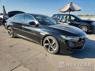 Czwarte zdjęcie samochodu z boku: 2022 HONDA ACCORD SPORT SE VIN:1HGCV1F47NA089020 - miniatura