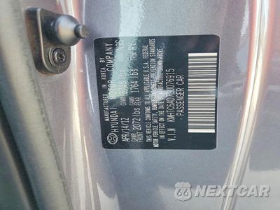 Zdjęcie 12 z 12 samochodu: 2012 HYUNDAI VELOSTER BASE VIN:KMHTC6AD7CU076915 - miniatura