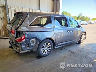 Trzecie zdjęcie samochodu z tyłu: 2017 HONDA ODYSSEY EX VIN:5FNRL5H41HB017129 - miniatura