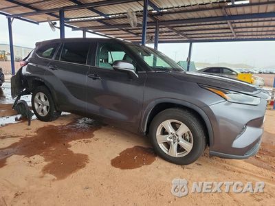 Czwarte zdjęcie samochodu z boku: 2024 TOYOTA HIGHLANDER LE VIN:5TDKDRAHXRS539161 - miniatura