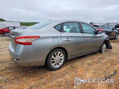 Trzecie zdjęcie samochodu z tyłu: 2013 NISSAN SENTRA S VIN:3N1AB7AP8DL710214 - miniatura