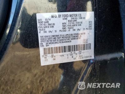 Zdjęcie 12 z 12 samochodu: 2014 FORD EDGE LIMITED VIN:2FMDK3KC7EBA58435 - miniatura