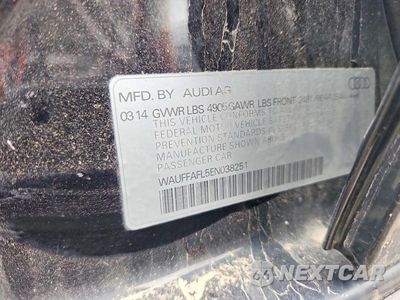 Zdjęcie 12 z 12 samochodu: 2014 AUDI A4 PREMIUM PLUS VIN:WAUFFAFL5EN038251 - miniatura