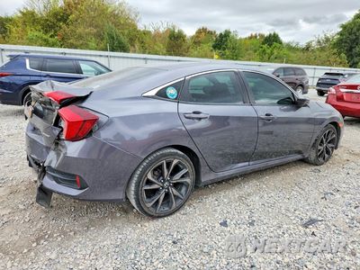 Trzecie zdjęcie samochodu z tyłu: 2019 HONDA CIVIC SPORT VIN:2HGFC2F81KH591532 - miniatura