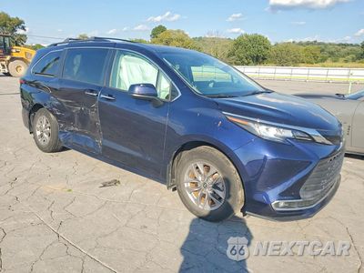 Czwarte zdjęcie samochodu z boku: 2022 TOYOTA SIENNA XLE VIN:5TDYRKECXNS086767 - miniatura